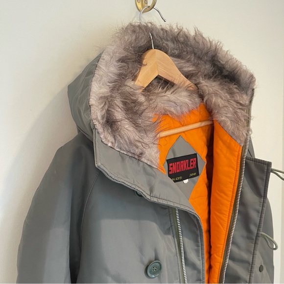 Vintage Snorkel Parka, Extreme Cold Snorkler Coat, Military Jacket, Japan Sz L - Picture 7 of 14
